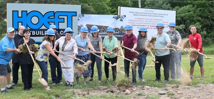 Groundbreaking Ceremony Kicks Off Community Center Build in Phelps